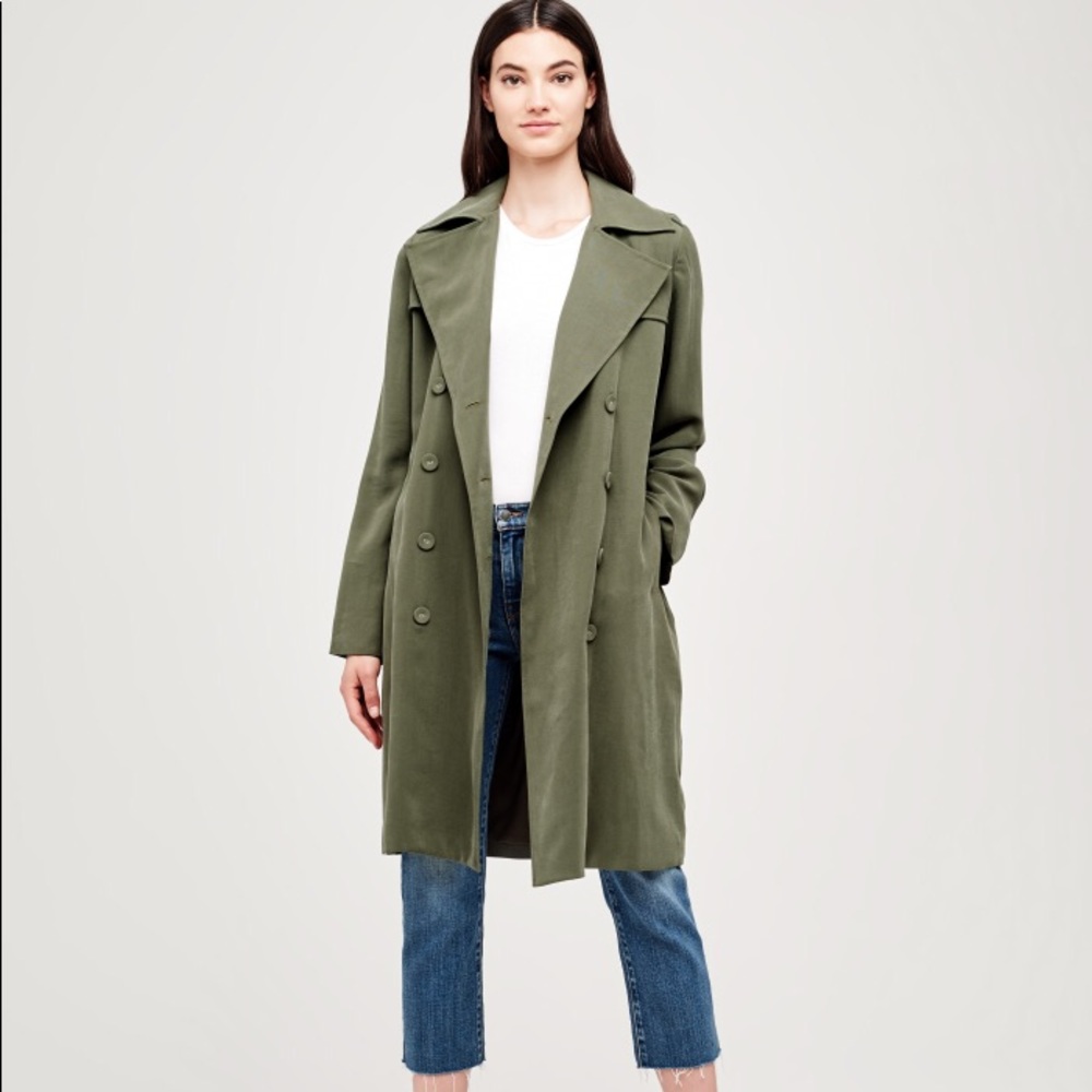 L’Agence Elise Belted Trenchcoat